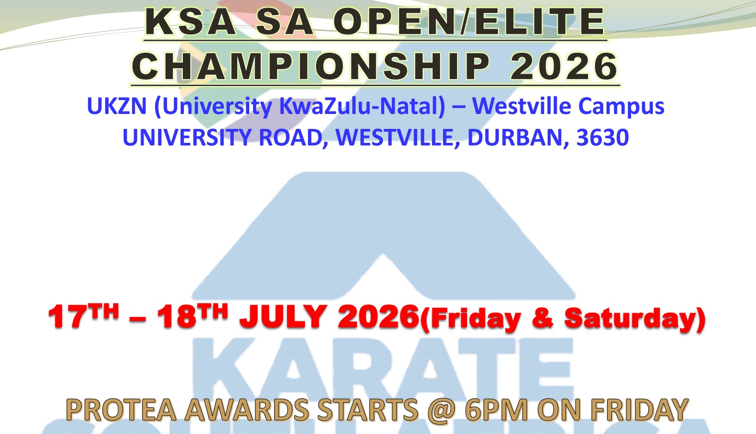 KSA Open and Elite Champs